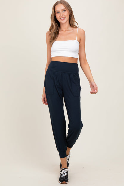 Navy Maternity Joggers