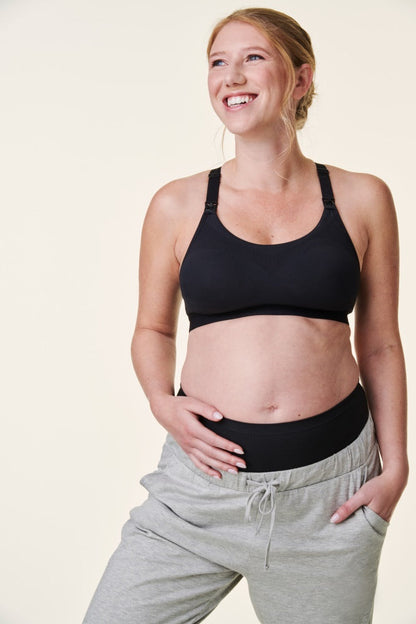 Black Bravado Designs Tranquil Maternity & Nursing Low Impact Sports Bra