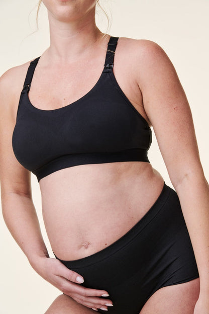 Black Bravado Designs Tranquil Maternity & Nursing Low Impact Sports Bra